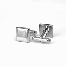 silver cufflink